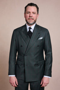 Color: Deep Olive Windowpane