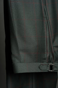 Color: Deep Olive Windowpane
