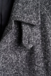 Color: Charcoal Herringbone