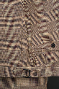 Color: Khaki Glenplaid