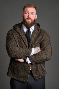 Heavenly Herringbone Bomber