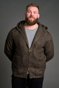 Heavenly Herringbone Bomber