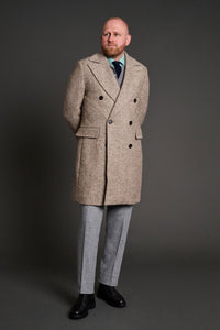 Luxury Herringbone Coat