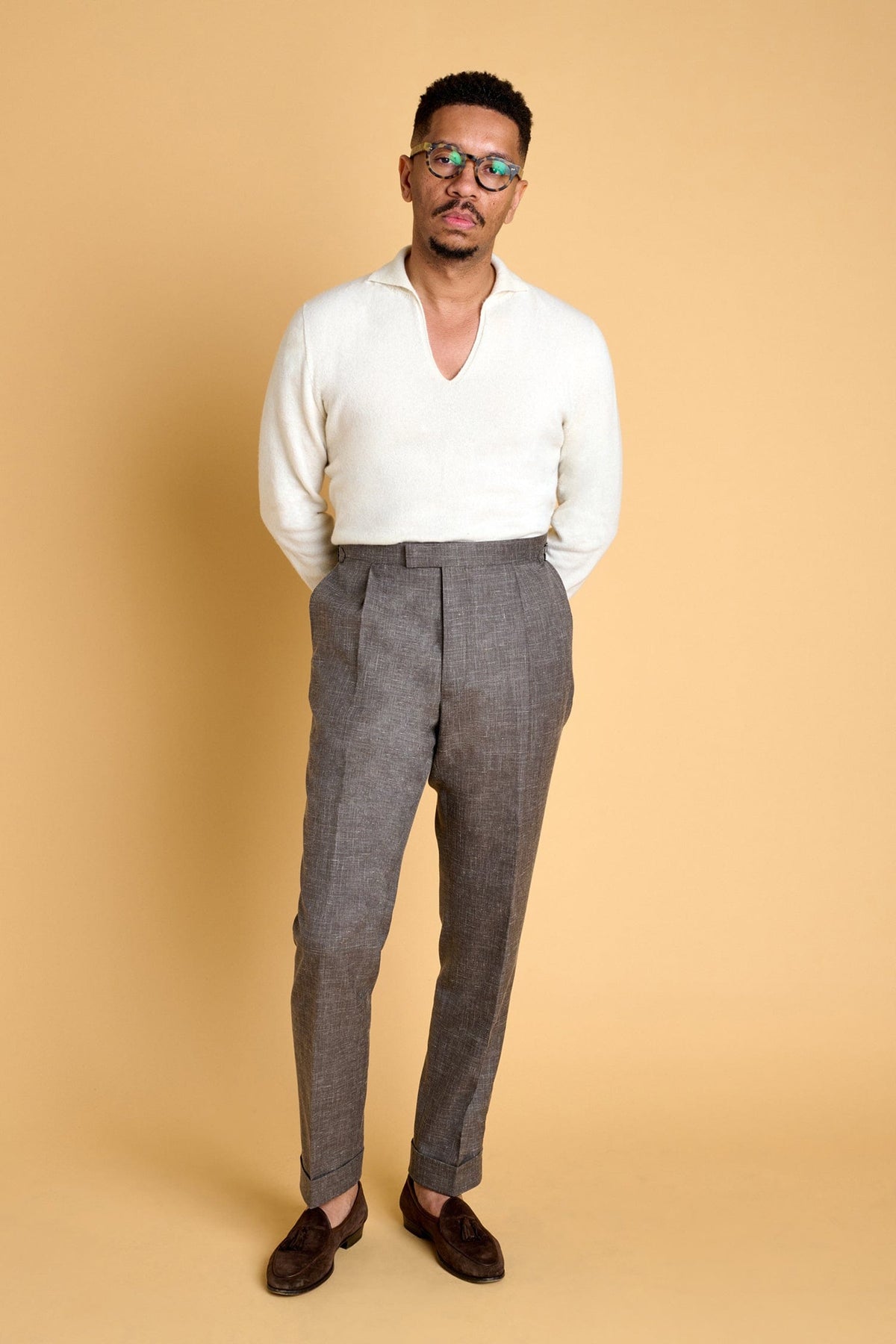 Wool, Linen & Silk Trouser