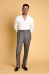 Wool, Linen & Silk Trouser