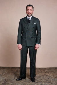Color: Deep Olive Windowpane