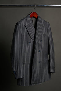 Color: Grey Chalkstripe