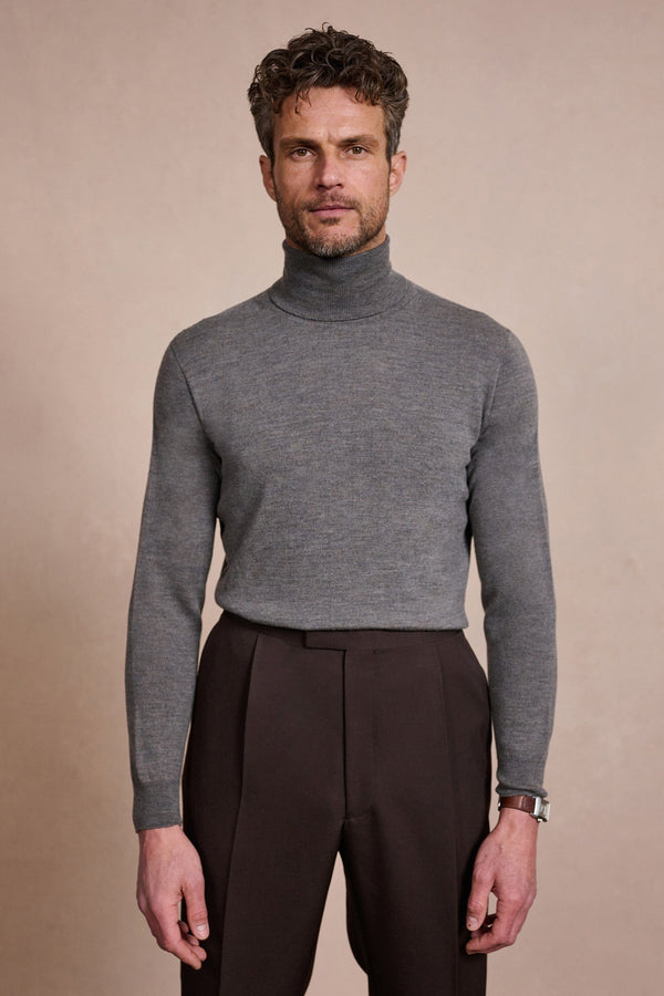 Sean Fine Merino Turtleneck Sweater