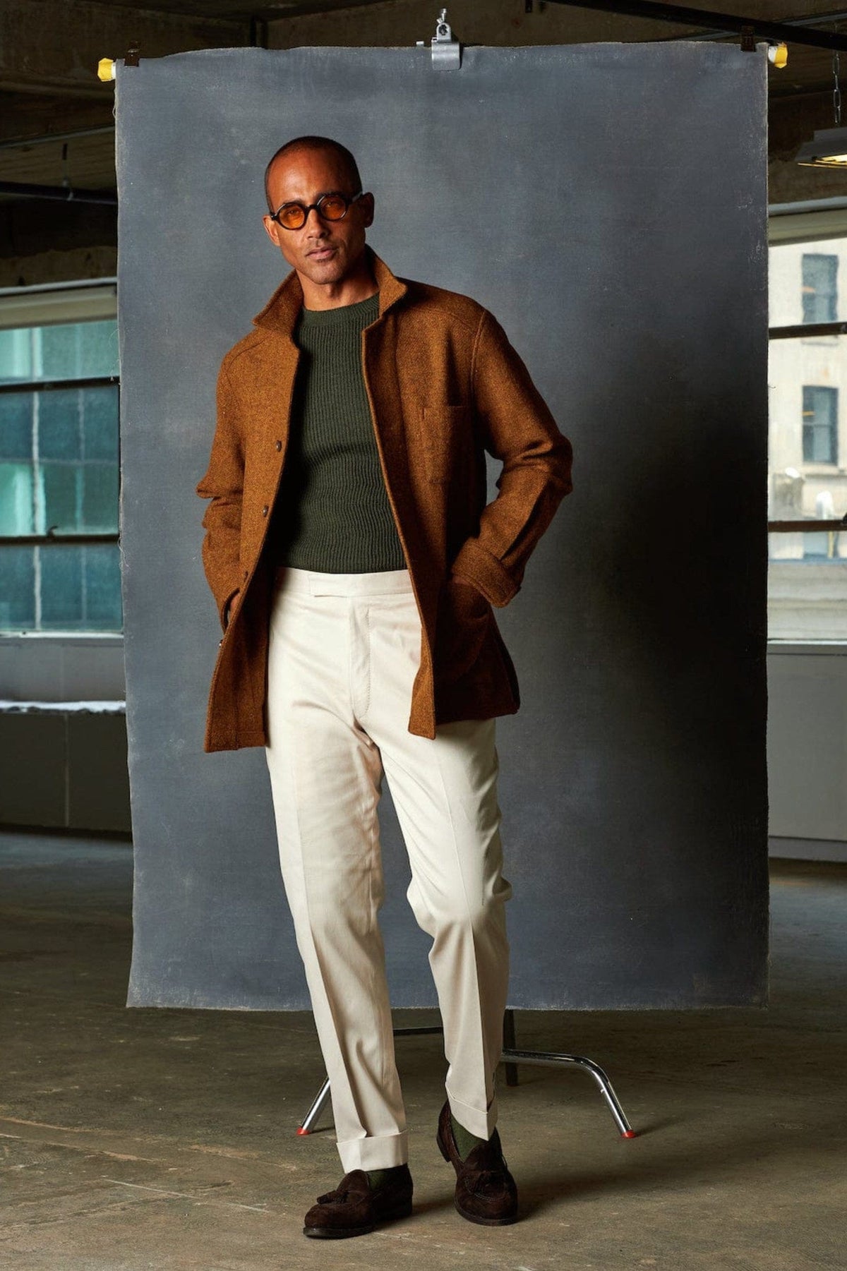 Stretch Cotton Trouser