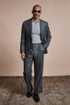 Wool, Silk & Linen Hopsack Suit