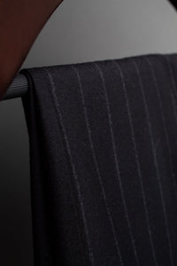 Color: Charcoal Chalkstripe