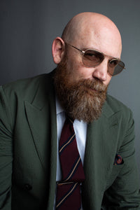 Color: Burgundy Navy Gold Wool