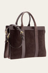 AOS x Frank Clegg Suede Briefcase