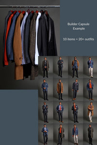 Builder Capsule (10 items = 30 Outfits)
