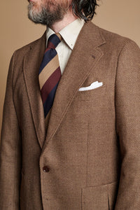 Color: Burgundy Gold Navy Block