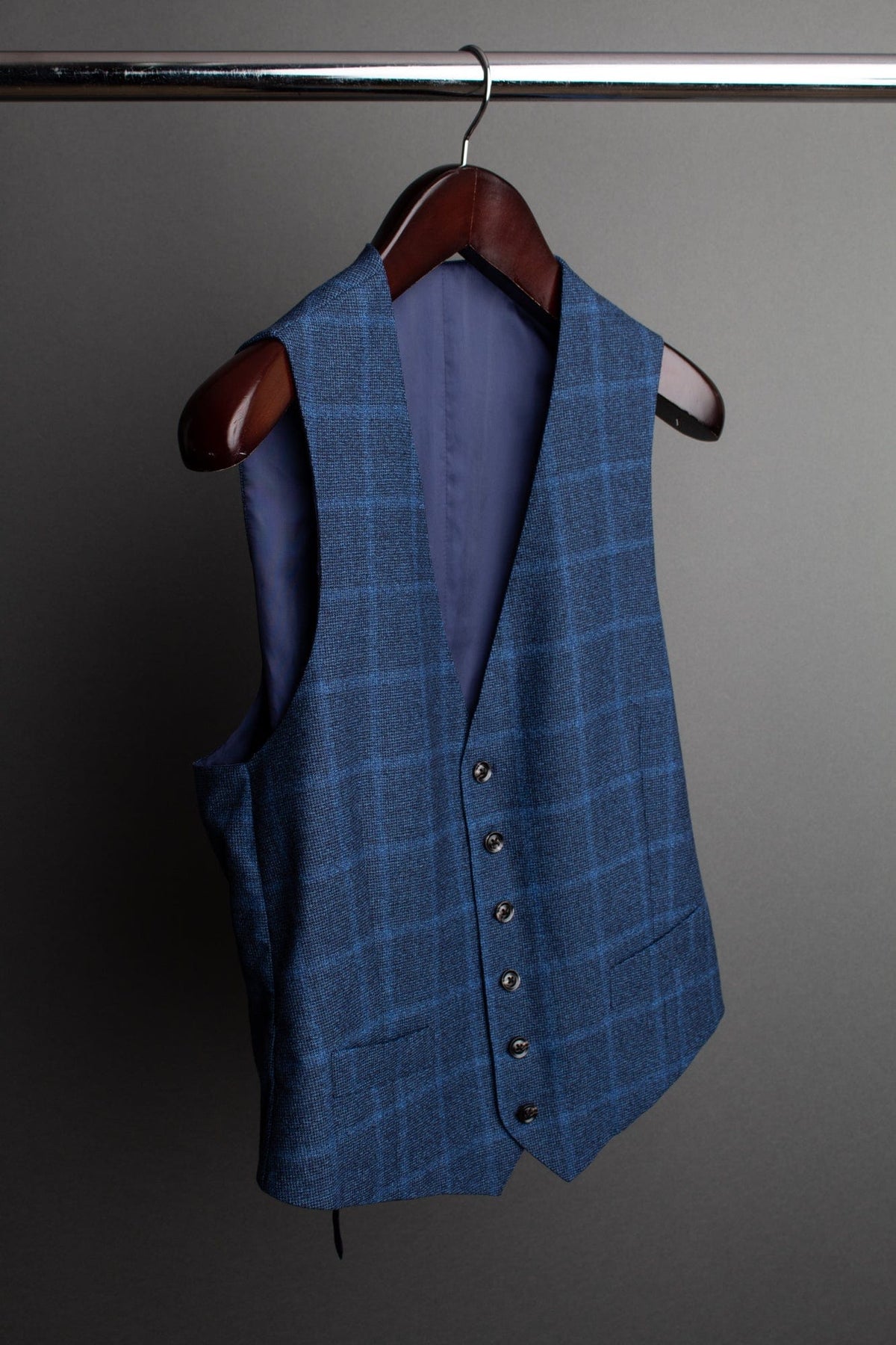 Textured 4-Season Super 130s Vest