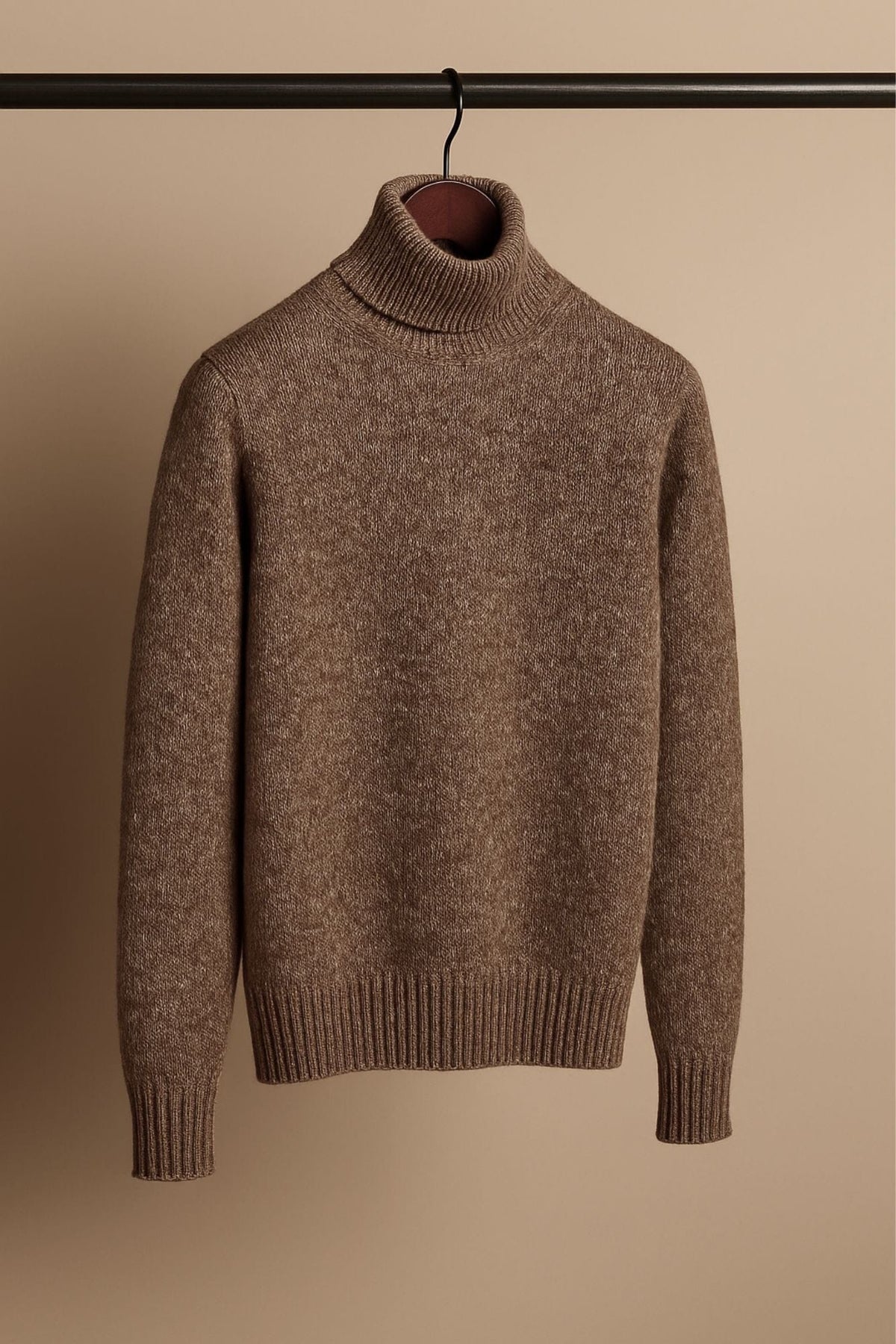Made-to-Measure Cashmere Turtleneck Sweater
