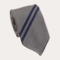 Color: Grey and Navy Wool/Cotton