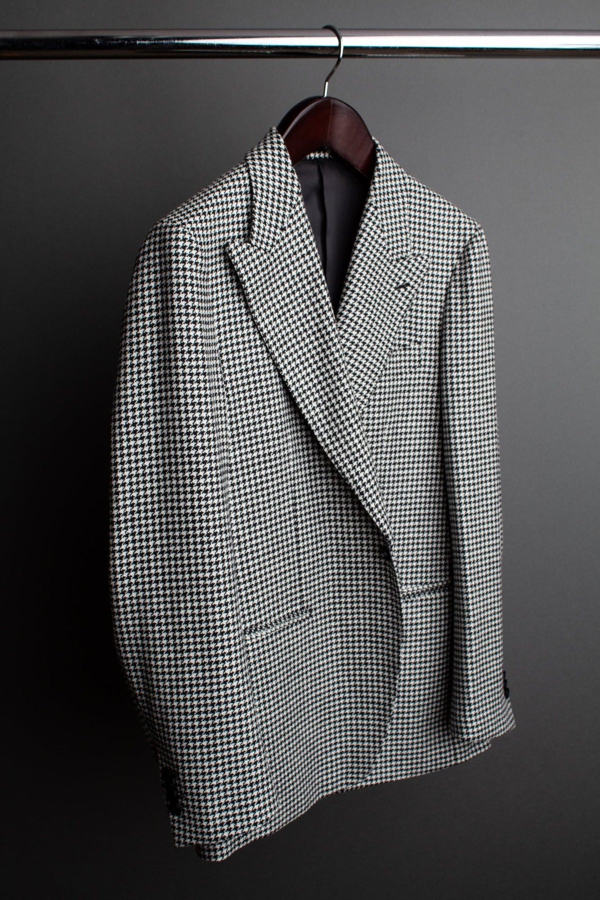 Wool & Cashmere Houndstooth Jacket