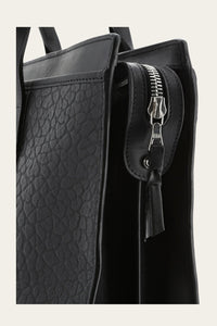 Color: Black Shrunken Leather