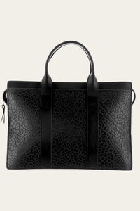 Color: Black Shrunken Leather