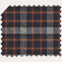 Color: Navy Grey Orange