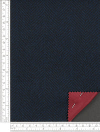 Color: Navy Herringbone