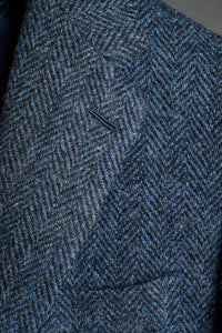 Color: Navy Herringbone