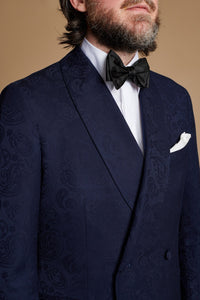 Color: Navy Paisley