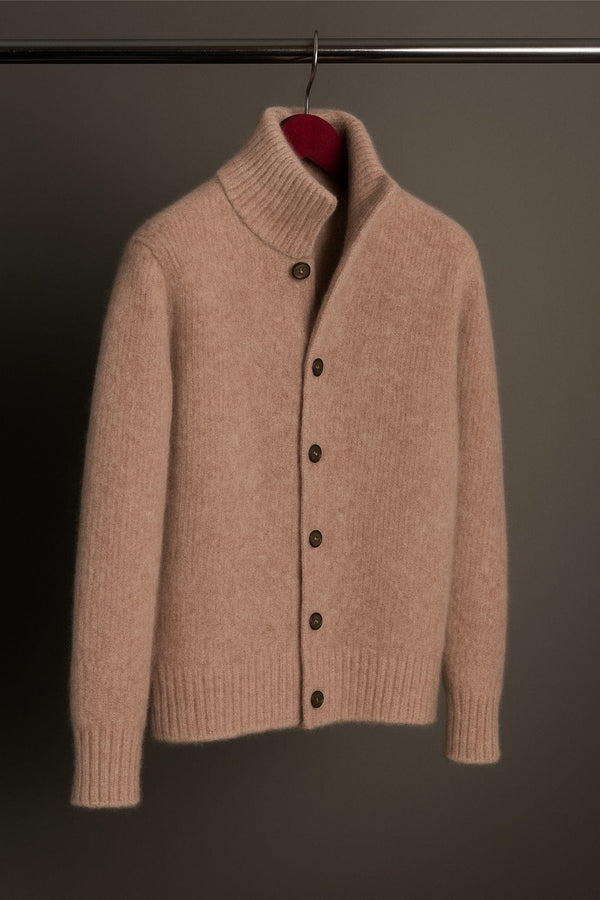 Made-to-Measure Cashmere Fisherman Cardigan
