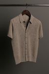 Made-to-Measure Merino Short-Sleeve Knit Shirt