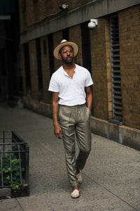 Color: Sage Windowpane