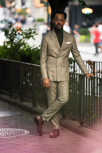 Color: Sage Windowpane