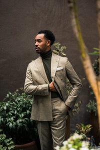 Color: Sage Windowpane