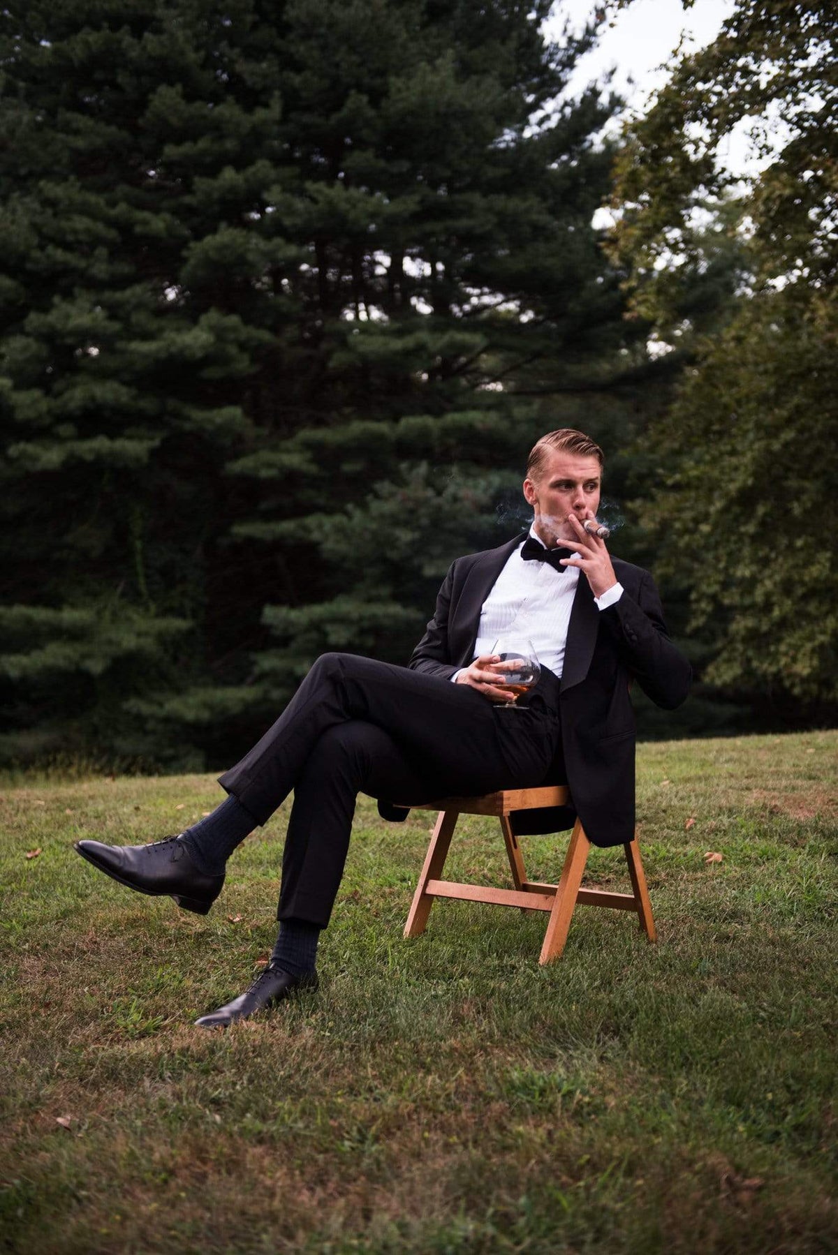 Stretch Cashmere Tuxedo