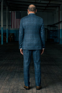 Color: Navy Glenplaid