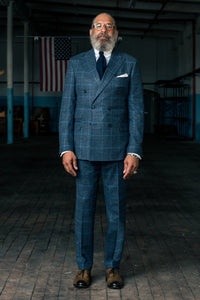 Color: Navy Glenplaid