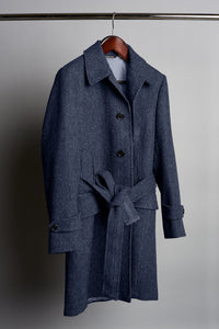 Color: Navy Herringbone Old