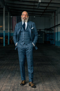 Color: Navy Glenplaid