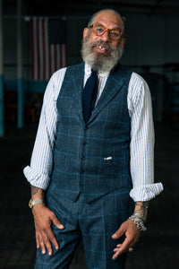 Color: Navy Glenplaid