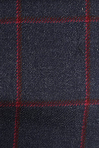 Color: Navy Windowpane